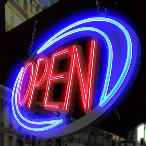 Open Signs for Business,80x40 cm Large Bright Open Sign Neon Led ...