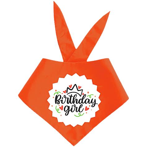 Buy Dog-O-Bow "Birthday Girl" Printed Pet Bandana Online at Best Price ...
