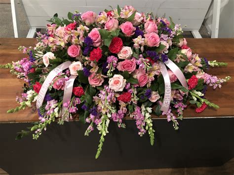 Wildflower Casket Sprayby Roots + Blooms