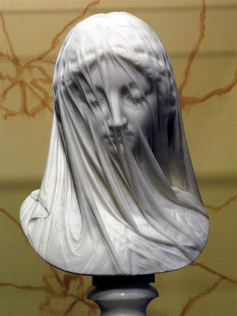 Veiled woman, Famous sculptures, Marble sculpture
