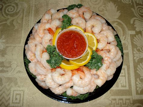 Seafoods, Shrimp, Lemons, Ketchup HD Wallpaper