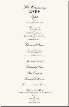 wedding program wedding ceremony order of events wedding program templates order of ceremony casual and wedding program wedding ceremony order of events wedding program templates order of ceremony casual and