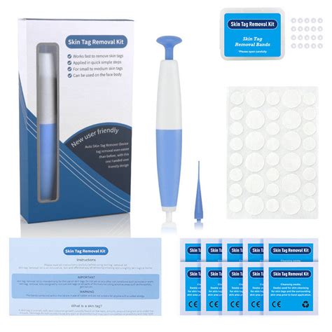 Skin Tag Removal Kit, Home Use Mole Wart Remover, Micro Band Skin Tag ...