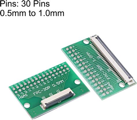 uxcell FFC FPC 30 Pin 0.5mm 1mm Pitch to DIP 2.0mm India | Ubuy