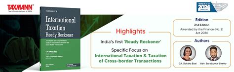 Buy Taxmann's International Taxation Ready Reckoner – India's first ...