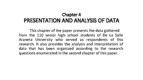 Image result for Example of Research Paper Chapter 4