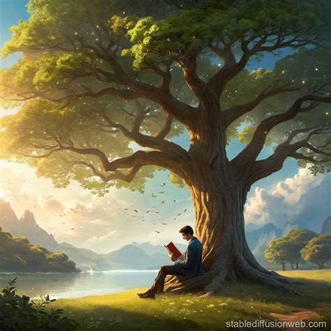 Reading Under a Tree 的图像结果
