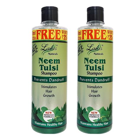 Buy Lalas Neem Tulsi Shampoo- 250ml, Pack Of 2 Online at Low Prices in ...