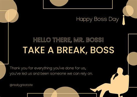 Boss S Day Card Template