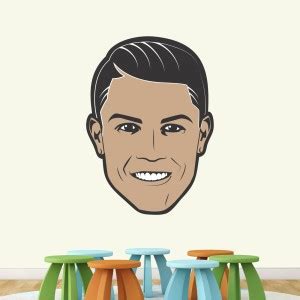 StickMe Cristiano Ronaldo Decorative - Creative - Colorful - Wall ...