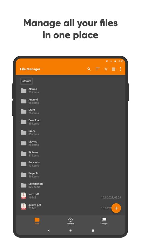 Simple File Manager Android 的图像结果