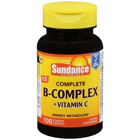 Sundance Vitamins Complete B-Complex + Vitamin C Coated Caplets – 100 TB – Medcare | Wholesale ...