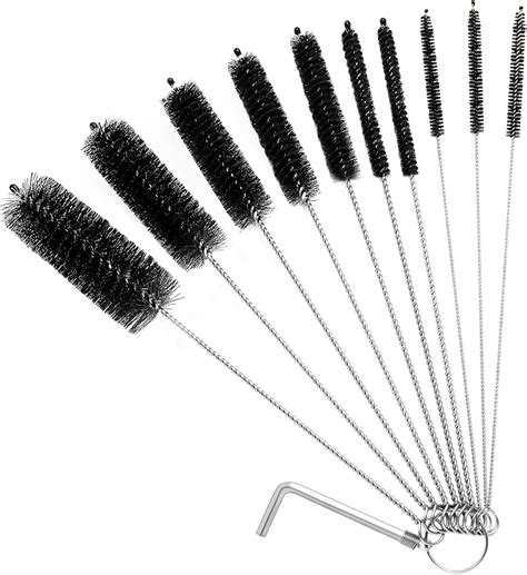 Buy AORZOV Straw Cleaner Brush Set, 8 Inch Bottle Cleaning Brushes and ...