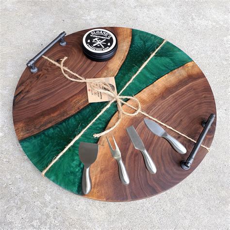 Round Charcuterie Board | Round Cheese Board | Charcuterie Board with ...