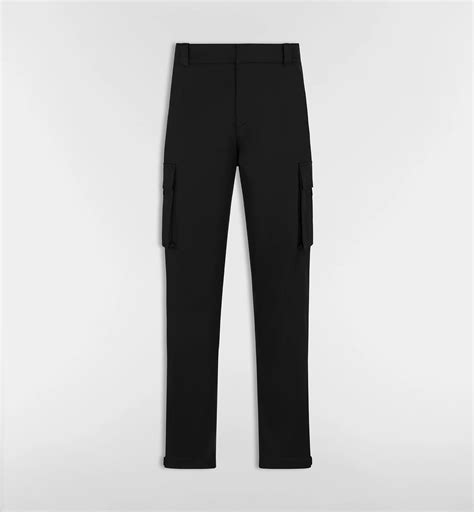 Cargo Pants Black Stretch Cotton Gabardine | DIOR