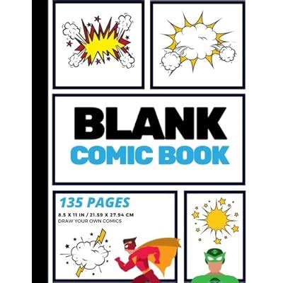 Blank Comic Book: Create Your Own Comic Strip, Blank India | Ubuy