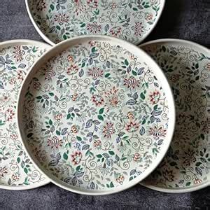 Buy Lupaava Ceramic Dinner Plate Dinnerware Serving Plate Microwave ...