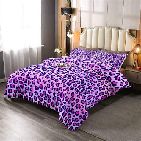 Purple Animal Print Bedding