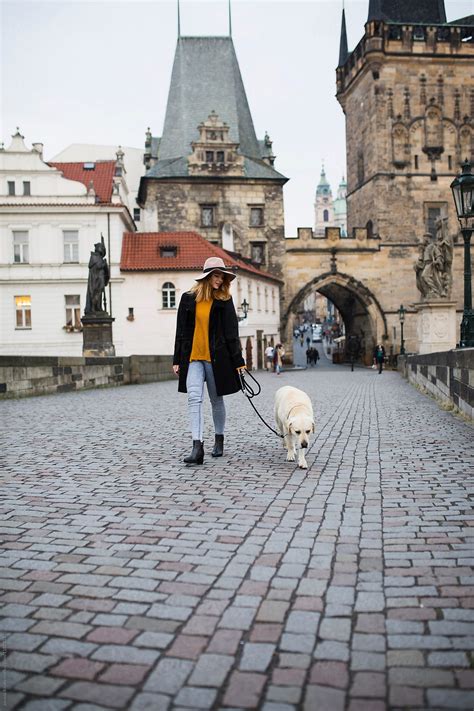 "Young Woman And A Dog" by Stocksy Contributor "Jovana Rikalo" - Stocksy
