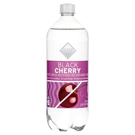 Clear American Black Cherry Flavored Sparkling Water, 1 Liter - Walmart ...