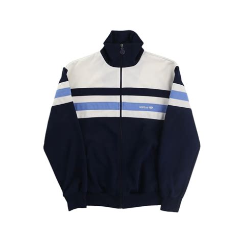 【CUBA】1980s vintage "adidas" three color high neck track jacket-8533- | cv