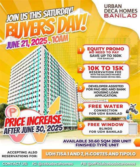 DECA HOMES BANILAD BUYERS DAY, Cebu City, Central Visayas, Philippines ...