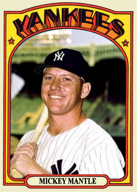 Cards That Never Were: 1972 Topps Mickey Mantle