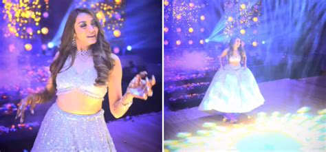 Indian Bride Dances On Roller Skates At Sangeet