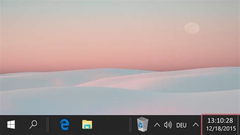 Image result for Windows Taskbar Area Clock