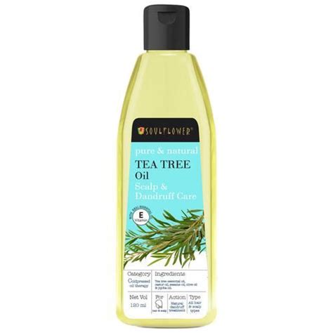 Shop Soulflower Tea Tree Anti-Dandruff Hair Oil: 120 ml at bellegirl ...