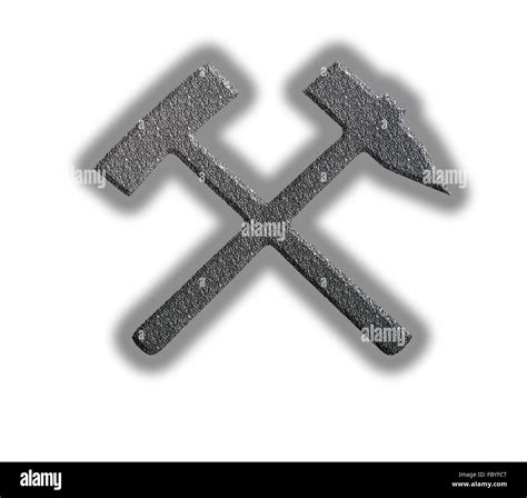 symbol hammer and chisel Stock Photo - Alamy