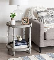 Image result for Unique Round Wood Side Table