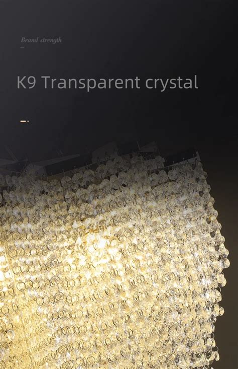 Suspended Ceiling Chandelier - Postmodern Crystal Chain Luxury Lightin ...