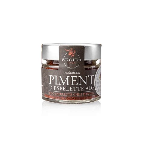 Piment d`Espelette, der französische Pfeffer, Chilipulver, 40 g, Glas