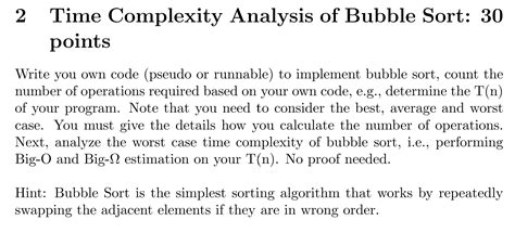 Image result for Time Complexity of Bubble Sort