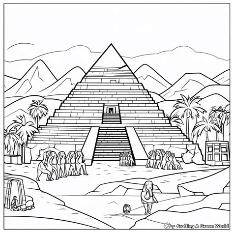 Nile Ancient Egypt Coloring Pages Printable Egyptian Coloring Pages