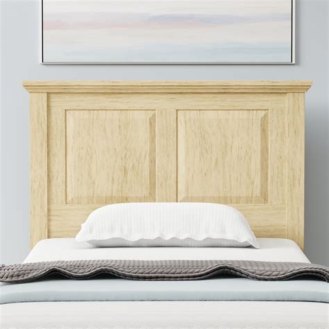 Arcadia Panel Headboard in Natural - Twin - Twin Size - Walmart.com