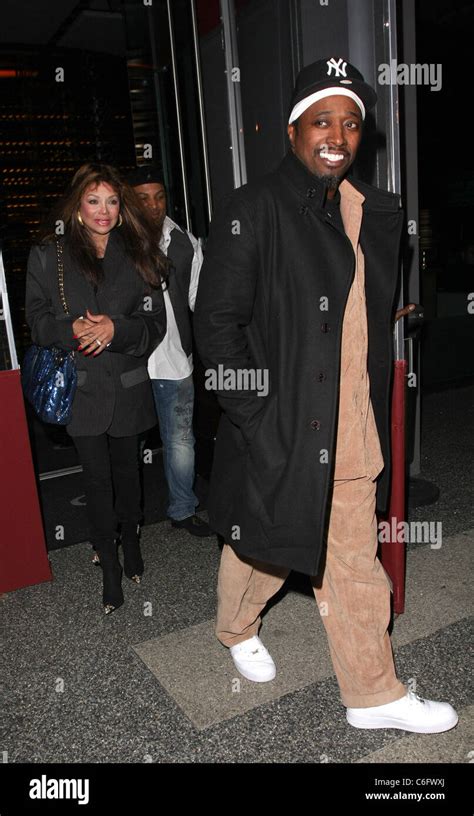 LaToya Jackson and Eddie Griffin leave BOA *** restaurant in ...
