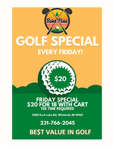 $20 FRIDAYS - Bent Pine Golf Club