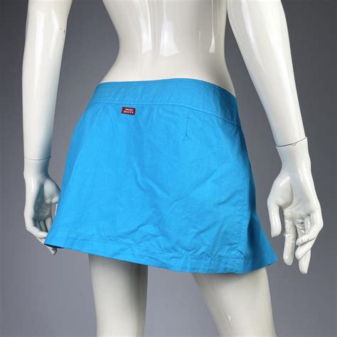 Miss Sixty Women's Blue Skirt | Depop