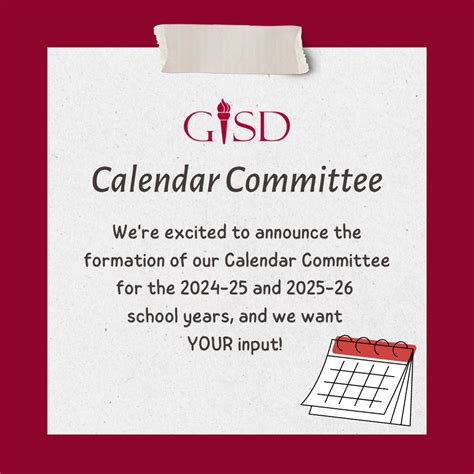 Gisd Calendar 2025 26 Barbi Dorthea - Free Word Template