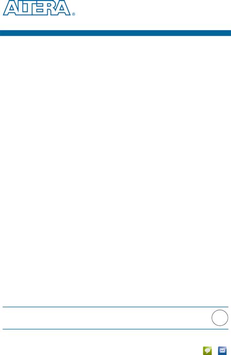 Stratix IV Device Family Overview Datasheet by Intel | Digi-Key Electronics