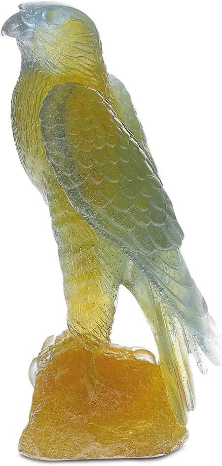 Buy Elegant Daum Crystal Falcon Sculpture at Ubuy India