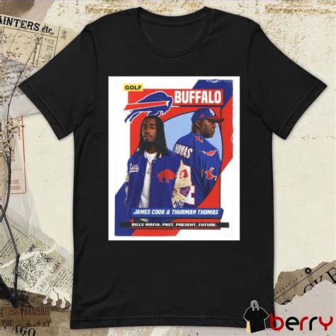 Official Golf Wang Buffalo Bills NFL James Cook and Thurman Thomas ...