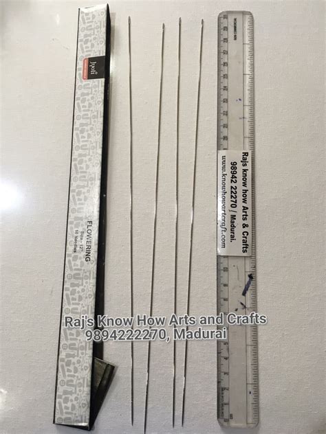 12 Inch flower needle 10piece in a pack – KnowHowArtCraft
