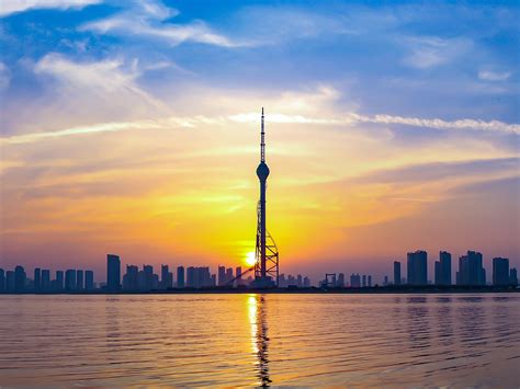 沂河夜景,临沂,去哪里_大山谷图库