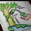 Oil conservation towards healthy and better environment photo drawing ...