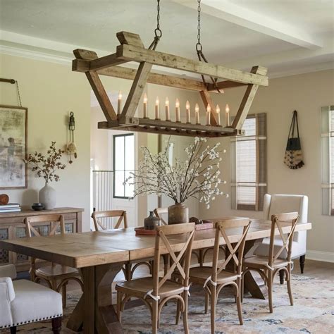 18 Unique Farmhouse Dining Room Chandelier Ideas for a Cozy Atmosphere ...