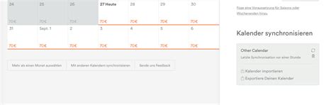 Airbnb-Reservierungen aus dem iCal Kalender-Feed importieren