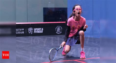 Squash prodigy Anahat Singh becomes No. 1 in Europe, Asia and India ...